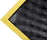 Notrax 351 Sani-Trax Plus Disinfectant Mat | Shoe Sanitizing Mat for Entryways, 32"x39", Black/Yellow, 351S3239YB