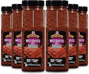 McCormick Grill Mates Mesquite Seasoning, 24 oz (Pack of 6) - Six 24 Ounce Containers of Mesquite BBQ Spice, Versatile Use in Marinades, Meats, Dressings and More