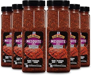 McCormick Grill Mates Mesquite Seasoning, 24 oz (Pack of 6) - Six 24 Ounce Containers of Mesquite BBQ Spice, Versatile Use in Marinades, Meats, Dressings and More