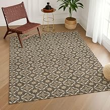 Addison Rugs Chantille ACN2631 Chocolate 8' x 10' Indoor/Outdoor, Machine Washable, Easy Clean, Non Shedding, Bedroom, Living Room, Dining Room, Kitchen, Patio Rug