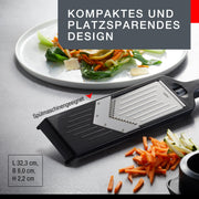 Julienne Slicer by GEFU – One Size, Plastic, High Grade Stainless steel, Silver / Black, Model GF24-50441