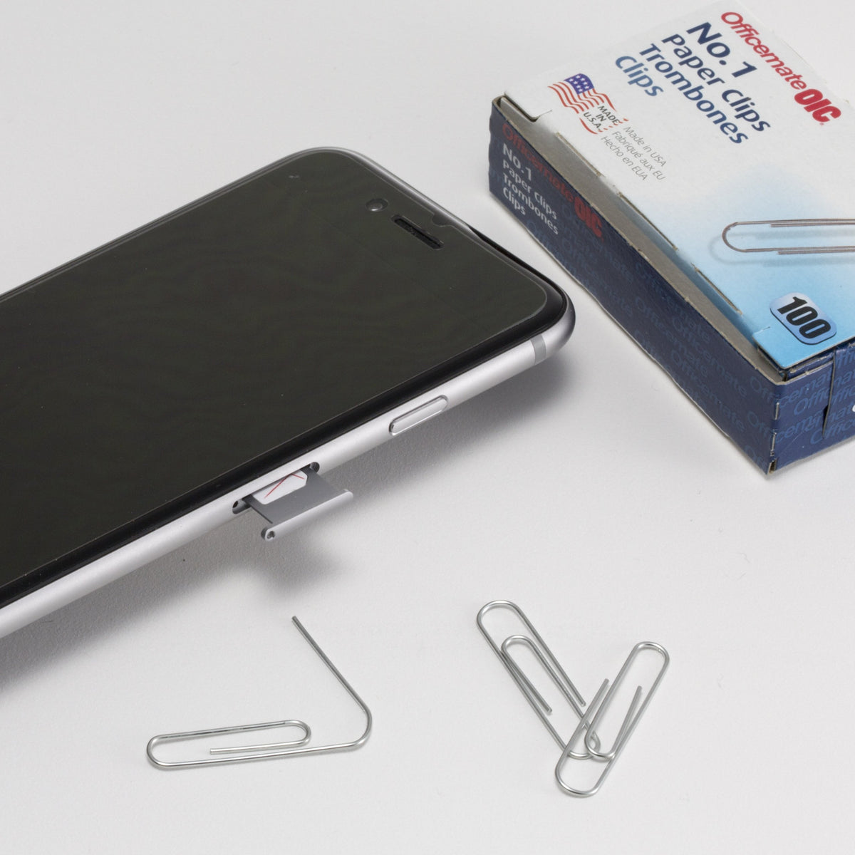 No. 1 Paper Clips by Officemate – 30 pack, Alloy Steel, Silver, Model 99931