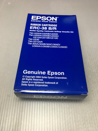 EPSERC38BR Color -Cartridge by Epson – 1 Count (Pack of 1), Plastic, black/red, Model Epson TM-U370, 5, U200, 300, IT-U375