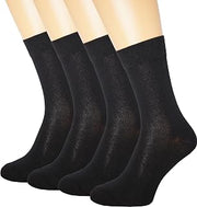 RONDO Thin Breathable Lightweight Cotton Mens Dress Socks - Mid Calf Socks Super Soft Crew Leng Sock size 10-12