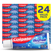 MaxFresh Fluoride Toothpaste by Colgate – 1 Ounce (Pack of 24), Pack of 24, Model 4341511177