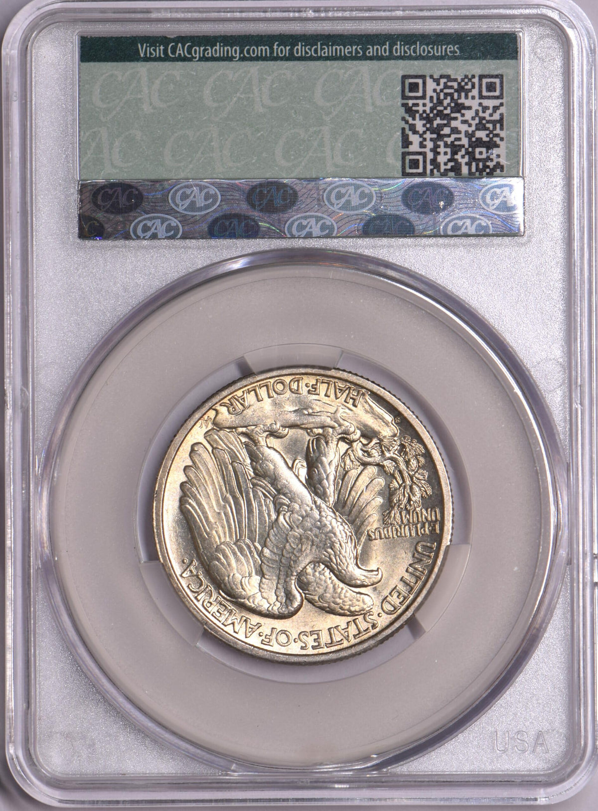 1939-S Walking Liberty Half Dollar CAC MS-62; Nice Original by Generic – Silver