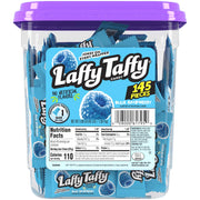 Candy Blue Raspberry and Banana Flavors by Laffy Taffy – 145 Count (Pack of 1), Blue