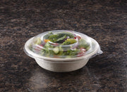 Clear High Dome Lid for by Sabert – 48.0 ounces, Polyethylene Terephthalate, Clear, Model 5112090D300