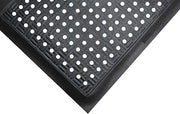 Cushion Station Anti-Fatigue Mat, Black, 3-1/5' x 8-1/3'