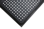 Cushion Station Anti-Fatigue Mat by M+A Matting – Stock Size, High-density, closed-cell nitrile foam, Black, Model 3713283