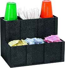MCD-6BT Six Section Cup, lid, Condiment and Straw Organizer