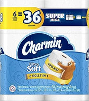 Charmin Ultra Soft Wide Bathroom Tissue - 6 Jumbo Rolls 221 Sheets