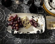 Haunted Halloween Hors Doeuvres Tray by Lenox – 14" x 8" x 1", Porcelain, Multicolor, Model 899022