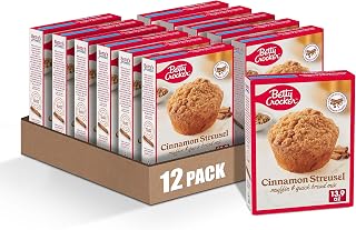 Betty Crocker Cinnamon Streusel Muffin & Quick Bread Mix, 13.9 oz, 12 Pack