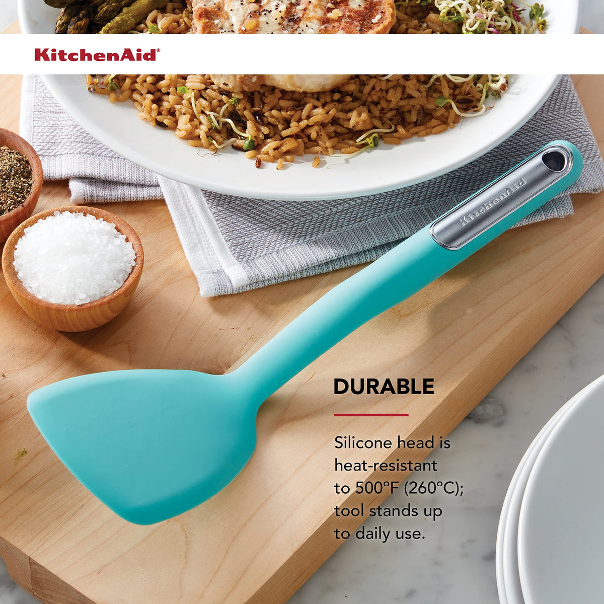 KitchenAid Aqua / One Size / Silicone Spatulas