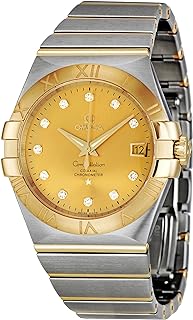 Omega Men's 123.20.35.20.58.001 Constellation Champagne Dial Watch