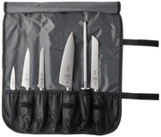 Mercer Culinary 10" / Knife Set in Roll / Black Knife Block Sets