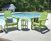 Vineyard 3-Piece Adirondack Set (Mahogany) by Polywood – Onesize, High Density Polyethylene, Mahogany, Pack of 3, Model PWS399-1-NV