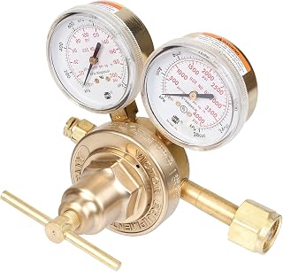 ESAB Victor Technologies 0781-2341 SR-350D-540 Heavy/Medium Single Stage Oxygen Regulator, 5-125 psig Delivery Range, CGA 540 Inlet Connection