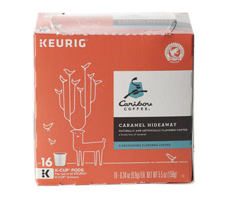 Keurig Caramel Hideaway 16-ct. K-Cup Pods by Caribou Coffee – 1 Count (Pack of 16), Pack of 16