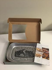 Wilton Armetale Give Us This Day Large Bread Tray - Matte Finish