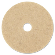 3M 20317 Ultra High-Speed Natural Blend Floor Burnishing Pads 3500, 27" Dia., Tan (Case of 5)