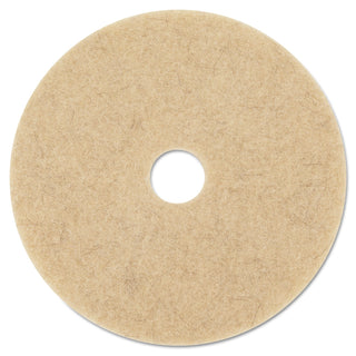 3M 20317 Ultra High-Speed Natural Blend Floor Burnishing Pads 3500, 27" Dia., Tan (Case of 5)
