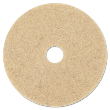 3M 20317 Ultra High-Speed Natural Blend Floor Burnishing Pads 3500, 27" Dia., Tan (Case of 5)