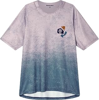 Endura Mens SingleTrack Short Sleeve Cycling Print Tee