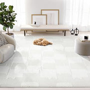 Abani Nomad Cream Area Rug 2' x 3' for Living Room, Bedroom - Tone-on-Tone Abstract Design - Durable & Easy to Clean