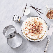 Mousse Ring up to 16 inches by PADERNO – Diametro 16 cm, Stainless Steel, Silver, Model 47532-16