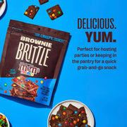 Brownie Brittle Classic M&M / 4 Oz (Pack of 6) / Blue Brittle