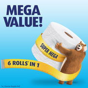 Ultra Strong Bathroom Tissue - 6 Jumbo Rolls by Charmin – 6 Count (Pack of 1), Paper, White, Pack of 6
