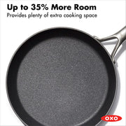 Professional 12" Frying Pan Skillet by OXO – 12" Frying Pan Skillet, 12.0 inches, Ceramic, Black, Model CC004742-001