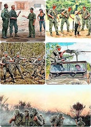 Masterbox Bundle LOT of Vietnam WAR ERA Series 5 Plastic Kits 1/35