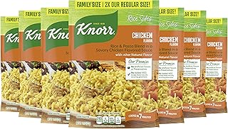 Knorr Rice Sides For a Delicious Easy Meal Chicken Long Grain Rice & Vermicelli Pasta Blend No Artificial Flavors 11.4 oz, 7 Count