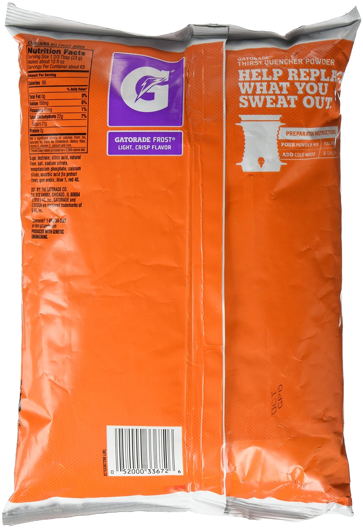 Thirst Quencher Powder Purple Frost Riptide Rush by Gatorade – 50.9 Ounce (Pack of 1), Purple, Model 33672