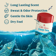 Dry Feel Antiperspirant Deodorant for Men by Old Spice – 2.6 Ounce (Pack of 12), Pack of 12