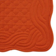 DII Quilted Placemats, 13x18 Inch, Pumpkin Spice, Set of 6