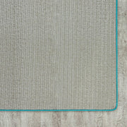 Just Kidding Solid Color Area Rugs by Joy Carpets – 4' x 6' (Rectangular), Polyester, Seafoam, Model 623N-08