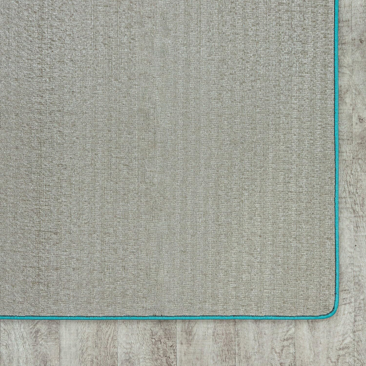 Just Kidding Solid Color Area Rugs by Joy Carpets – 4' x 6' (Rectangular), Polyester, Seafoam, Model 623N-08