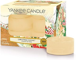 Christmas Cookie Box of 12 Scented Tea Lights Yankee Candle