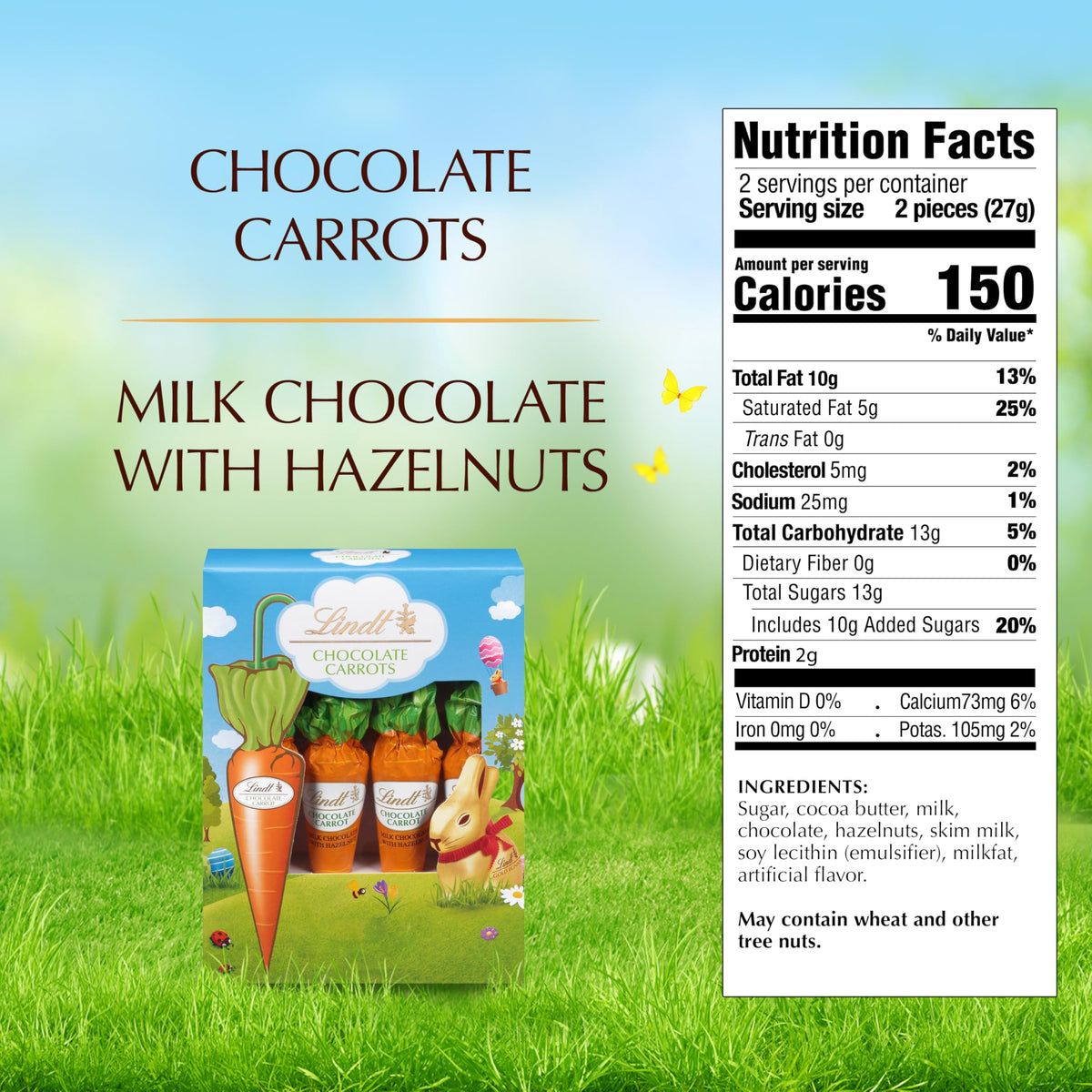 Chocolate Carrots by Lindt – 1.9 Ounce (Pack of 1)