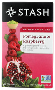Tea, Tea Pom Raspberry Matcha, 18 Count by Stash – 18 Count (Pack of 1), …, Model 1BK0-57V3-3IA9