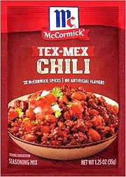 McCormick Tex-Mex Chili Seasoning Mix, 1.25 oz