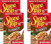 Kraft Stove Top Stuffing Mix, 1 Box, for Dinner Sides and Thanksgiving Dinner, Turkey, 6 oz (Pack of 4)