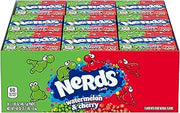 Nerds Watermelon & Cherry Treat-Size Theater Box Candy, 1.65 oz, 36 Pk | Tiny tangy crunchy, mini concession boxes, treat size, lunchbox snacks, party favors, individually wrapped, bulk