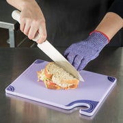 San Jamar Purple / 1 / 12"L x 9"W Cutting Boards