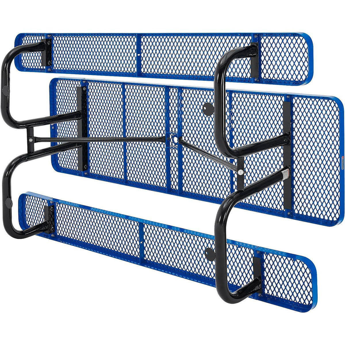 Global Industrial Blue / Industrial / 96 inches x 30 inches x 29.5 inches Picnic Tables