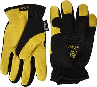 Tillman 1590 Top Grain Deerskin/Spandex Thinsulate Lined Winter Gloves, X-Large